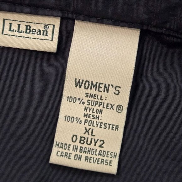 L.L. Bean Women's Size XL Black 100% Nylon Skirt Hiking Outdoor Hiking - Picture 6 of 7